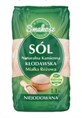 Sól kamienna KŁODAWA miałka 1,1kg SMAKOSZ