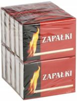 Zapałki krótkie MONONEGRO 10 pudełek (10 x ~38szt.) 44mm