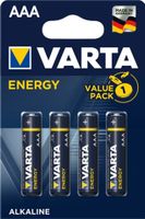 Zestaw baterii alkaliczne VARTA Energy LR3 AAA (x 4)