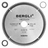 PIŁA TARCZOWA DO ALUMINIUM 210X30 100 ZĘBÓW WĘGLIK