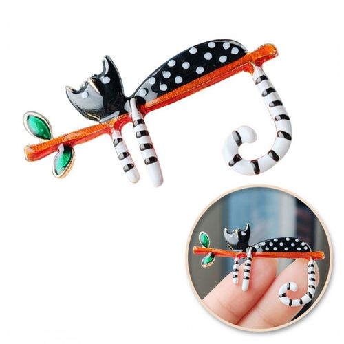 broszka ozdobna czarny kotek bz163 na Arena.pl