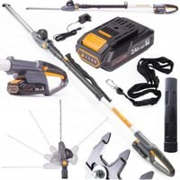 Nożyce akumulatorowe do ŻYWOPŁOTU na WYSIĘGNIKU akumulator 20V 2A