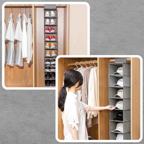 ORGANIZER WISZĄCY DO SZAFY WIESZAK 10 PÓŁEK REGAŁ na Arena.pl