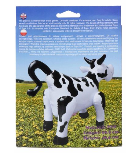 Dmuchana krowa na Arena.pl