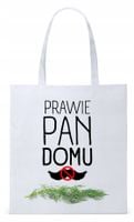 Dla Brata Na Prezent Torba Eco Biała Shopper Z Nadrukiem Ze Zdjęciem