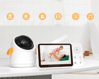 NIANIA ELEKTRONICZNA OBROTOWA WIFI 2MPx 1080P 4X ZOOM 4.3" LCD TRYB NOCNY