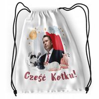 Plecak Przemysław Czarnek Sportowy Szkolny Worek Z Nadrukiem Ze Zdjęciem