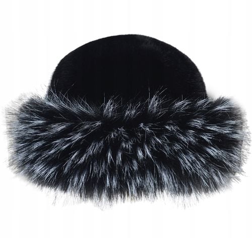 CZAPKA DAMSKA ZIMOWA MODNA ELEGANCKA CIEPŁA SZTUCZNE FUTERKO na Arena.pl