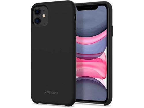 Etui Spigen Silicone Fit do Apple iPhone 11 Black na Arena.pl