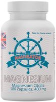 NAVIGATOR Magnesium Cytrynian Magnezu 400mg 180 kaps.