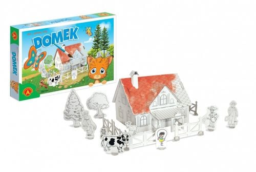 Domek do malowania z kotkiem na Arena.pl