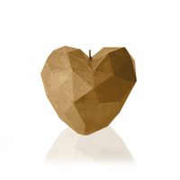 Świeca Heart Low-Poly Świeczka Serce Wegańska parafina 18h