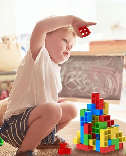 TETRIS Balance Blocks UKŁADANKA GRA LOGICZNA ZRĘCZNOŚĆIOWA wieża 64el na Arena.pl