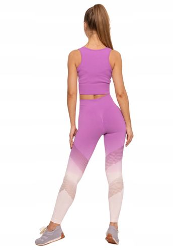 Legginsy Sportowe Damskie Wysoki Stan Push-Up Kryjące na Siłownię MORAJ S na Arena.pl