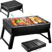 Grill ogrodowy przenośny rUszt WĘGLOWY turystyczny