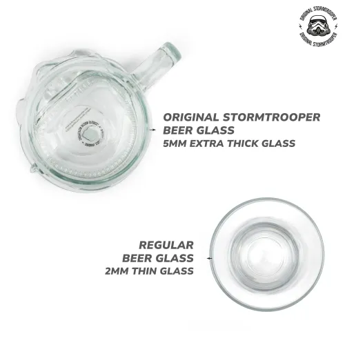 star wars - kufel szklany stormtrooper 600 ml na Arena.pl