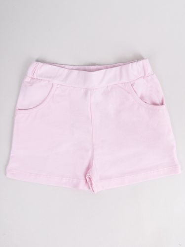 Krótkie bawełniane spodenki szorty dziewczęce różowe 146-152 YOCLUB na Arena.pl