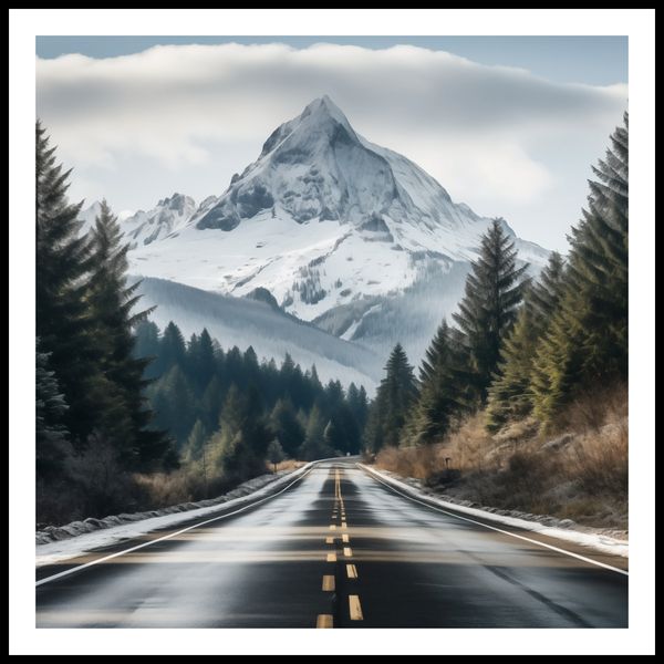 Plakat 100x100cm Odważna Podróż zdjęcie 3
