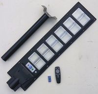 Latarnia solarna LED SMD 650W, czujnik ruchu, pilot i mocowanie IP68