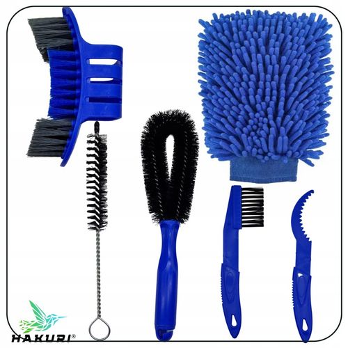 Zestaw do CZYSZCZENIA MYCIA Roweru / 6 x Szczotki / Szampon z woskiem na Arena.pl