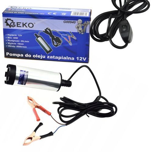 POMPKA POMPA CPN PALIWA OLEJU ROPY WODY 12V 52MM na Arena.pl