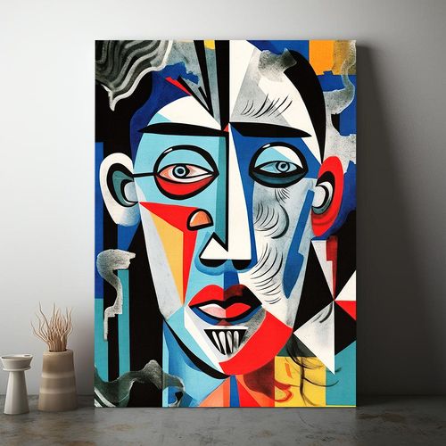 Obraz na płótnie portret kubizm twarz picasso 70x100 cm na Arena.pl