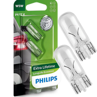 ŻARÓWKI W5W Philips LongLife EcoVision Wydłużona Żywotność 2szt.