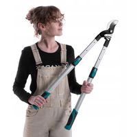 SEKATOR DO GAŁĘZI KRZEWÓW NOŻYCE TELESKOPOWY RĘCZNY OGRODOWY SOLIDNY OSTRY