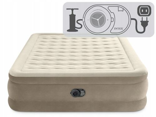 Materac Dmuchany Dwuosobowy Łóżko z Pompką 230V Intex 64428ND na Arena.pl