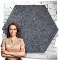 Panele Ścienne Filcowe 3D Heksagon Zagłówek Samoprzylepne Akustyczne Soft