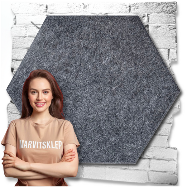 Panele Ścienne Filcowe 3D Heksagon Zagłówek Samoprzylepne Akustyczne Soft zdjęcie 1