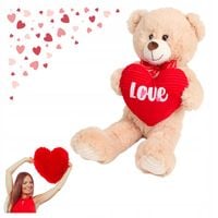 PREZENT NA WALENTYNKI MIŚ Z SERCEM UROCZY DLA DZIEWCZYNY PARTNERKI SERCE--