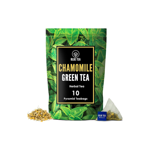 Herbata zielona z rumiankiem Chamomile Green Tea Blue Tea 10 piramidek na Arena.pl