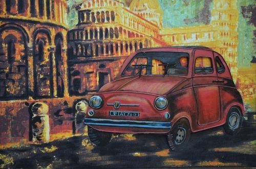 Obraz 3d fiat na Arena.pl