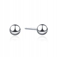 Kolczyki SREBRO 925 Kule Kulki sztyft 3 mm