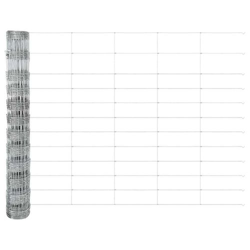 Ogrodzenie pastwiskowe Srebrny 50 x 1.2 m Stal galwanizowana na Arena.pl