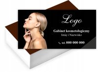 Wizytówki firmowe reklamowe 200szt GABINET KOSMETOLOGICZNY duży wybór