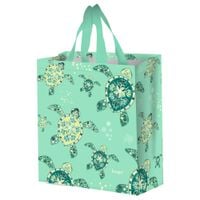 torba na zakupy 14l 30x14x33 żółwie zielona 1szt