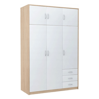 Szafa, do sypialni, Classic, 127x55x193 sonoma, biel| TYLETEGOTU