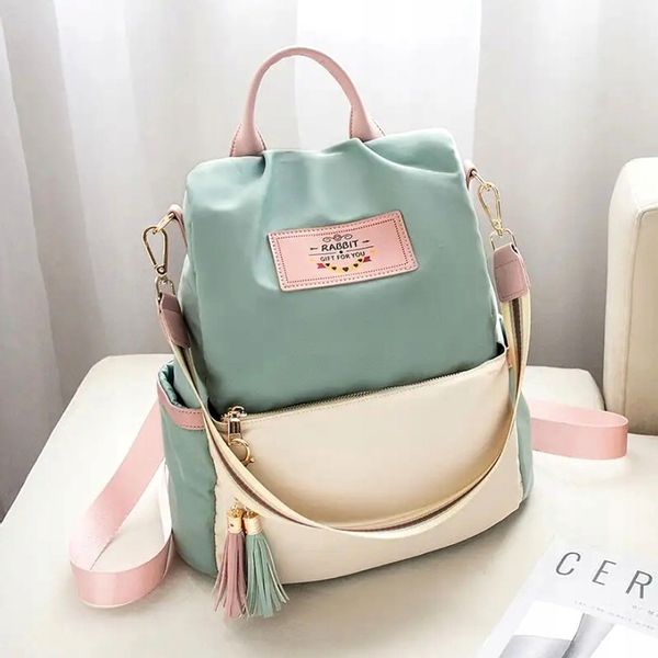 Damski Plecak Plecaczek Torebka Torba 2W1 Pojemny zdjęcie 8