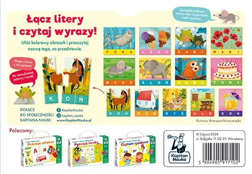 Puzzle edukacyjne. Pierwsze słowa na Arena.pl