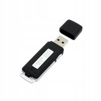 DYSKRETNY MINI Dyktafon SZPIEGOWSKI Podsłuch PENDRIVE 8GB 192kbps DETEKCJA