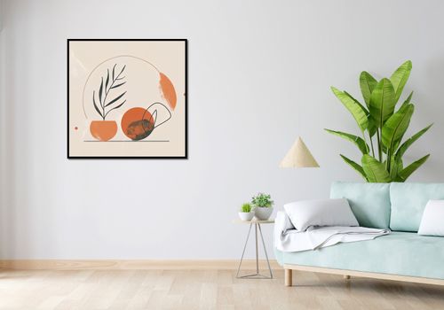 Plakat 90x90cm Tonacja Pasteli na Arena.pl