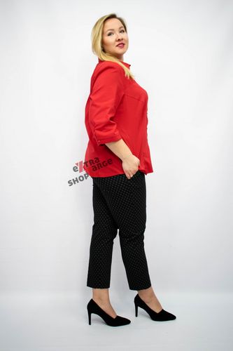 Bluzka Sandra czerwień PLUS SIZE na Arena.pl