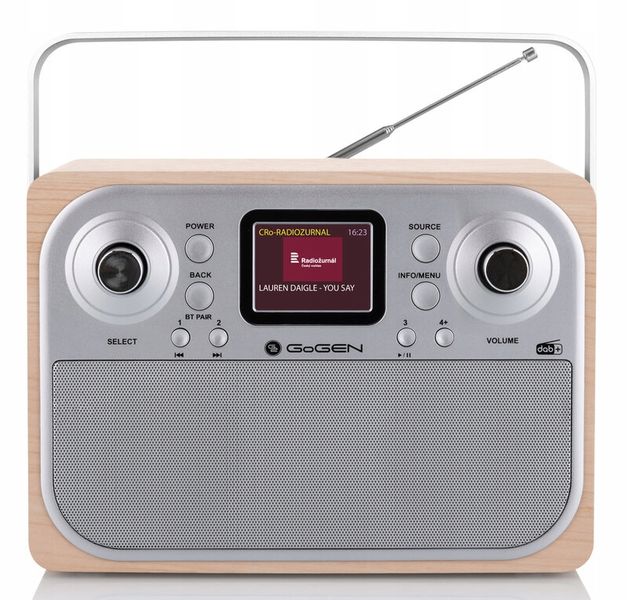 Radio Retro FM DAB+ Bluetooth USB AUX Budzik GoGEN zdjęcie 6