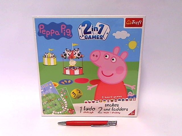 GRA 2w1 Chinczyk/Weze i drabiny Peppa 02067 zdjęcie 1