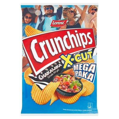 Crunchips X-Cut Chipsy ziemniaczane o smaku chakalaka 200 g na Arena.pl
