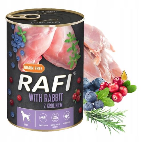 Puszka dla PSA Dolina Noteci RAFI PREMIUM 12x800g 6 SMAKÓW X 2 na Arena.pl