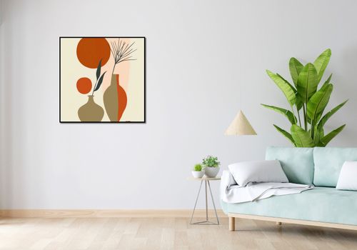 Plakat 80x80cm Wazy w Czerwieni na Arena.pl