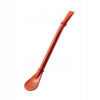 Bombilla Esencia do Picia Yerba Mate - Czerwona (Red) 15,5 cm